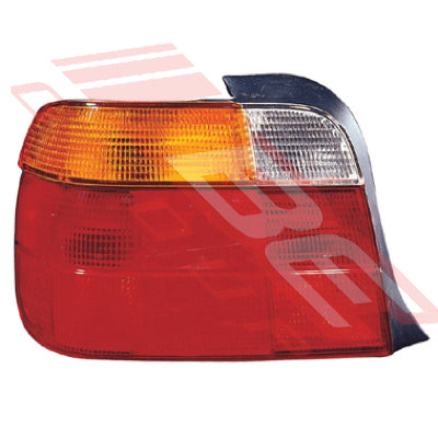 0060098-13G - REAR LAMP - L/H - AMBER/CLEAR/RED - TO SUIT - BMW 3'S E36 1996- COMPACT