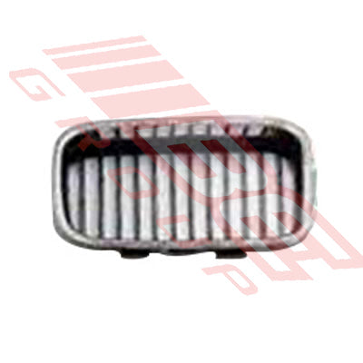 0060099-11 - GRILLE - CENTRE - L/H - CHROME/BLACK - TO SUIT - BMW 3'S E36 2DR/4DR 1991-95
