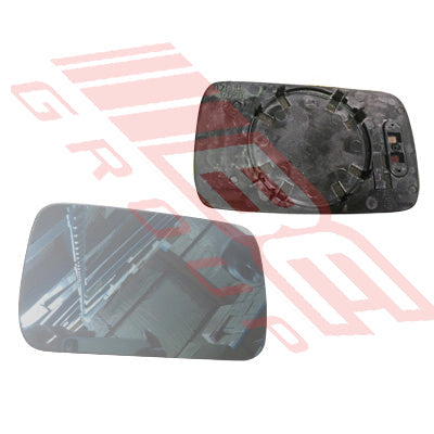 0061016-03 - DOOR MIRROR - L/H - GLASS ONLY - TO SUIT - BMW 3'S E46 1998- 3DR/4DR