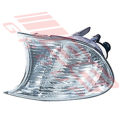 0061097-11G - CORNER LAMP - L/H - CLEAR - TO SUIT - BMW 3'S E46 2D 1998-