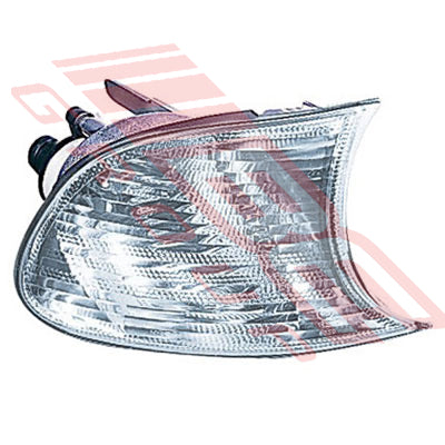 0061097-12G - CORNER LAMP - R/H - CLEAR - TO SUIT - BMW 3'S E46 2D 1998-