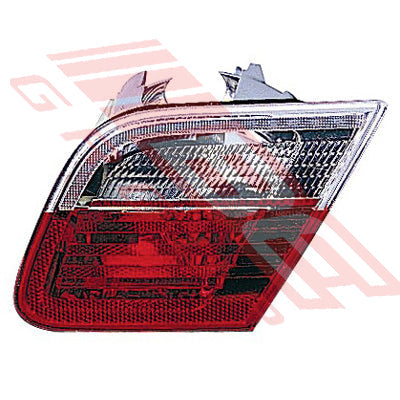 0061098-16G - REAR LAMP - R/H - INNER - CLEAR/RED - TO SUIT - BMW 3'S E46 2D 1998-