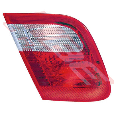 0061098-51G - REAR LAMP - L/H - INNER - CLEAR/RED - TO SUIT - BMW 3'S E46 4D 1998-