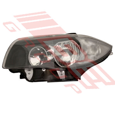 0067094-11 - HEADLAMP - L/H - ELECTRIC - NON BULB SHIELD - TO SUIT - BMW 1'S E87 2007-2011 F/LIFT