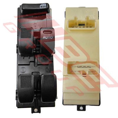 1240062-04 - DOOR MASTER SWITCH - R/H - 18 X PIN - TWIN PLUG - TO SUIT - DAIHATSU STORIA/SIRION - M100 - 5DR H/B - 2001- F/LIFT