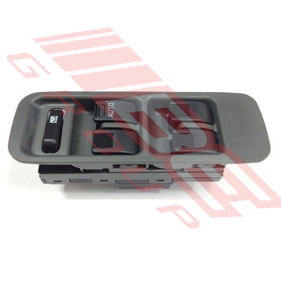 1255062-02 - FRONT DOOR POWER WINDOW SWITCH - 4 SWITCH TYPE - TO SUIT - DAIHATSU TERIOS J100G 5DR SUV 1998-