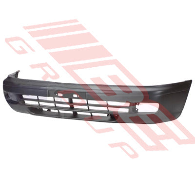 1617090-1 - FRONT BUMPER - MAT BLACK - TO SUIT - NISSAN SUNNY B14 SDN-H/B 1997-98