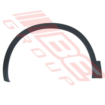 1621631-41 - FRONT GUARD FLARE - L/H - MAT/BLACK - TO SUIT - NISSAN QASHQAI/DUALIS - J10 - 2007-