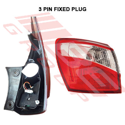 1621698-11 - REAR LAMP - L/H - LED - TO SUIT - NISSAN QASHQAI/DUALIS - J10 - 2010- F/LIFT