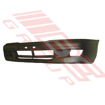 1632090-0 - FRONT BUMPER - BLACK - W/FOG HOLES - TO SUIT - NISSAN PRIMERA P11 1996-98
