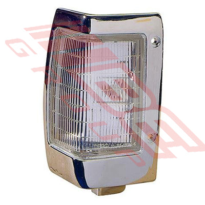 1642097-81 - CORNER LAMP - L/H - CHROME - TO SUIT - NISSAN NAVARA D21 1990-