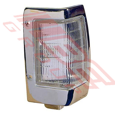 1642097-82 - CORNER LAMP - R/H - CHROME - TO SUIT - NISSAN NAVARA D21 1990-