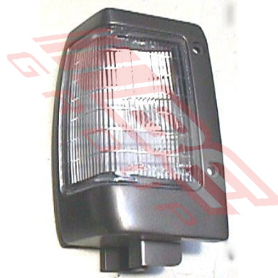 1642097-83 - CORNER LAMP - L/H - GREY - CLEAR TYPE - TO SUIT - NISSAN NAVARA D21 1990-