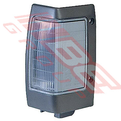 1642097-85 - CORNER LAMP - L/H - GREY - SHADED TYPE - TO SUIT - NISSAN NAVARA D21 1990-