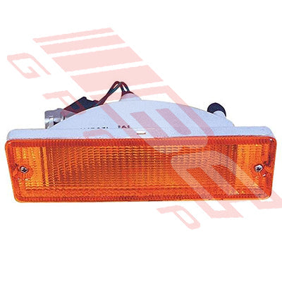 1642097-93G - BUMPER LAMP - L/H - SQUARE PLUG - TO SUIT - NISSAN NAVARA D21 1990-