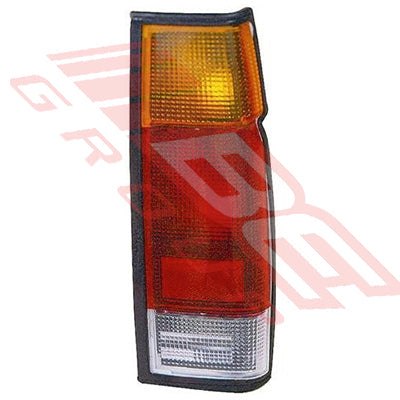1642098-2 - REAR LAMP - R/H - BLACK TRIM - TO SUIT - NISSAN NAVARA D21 1986-92