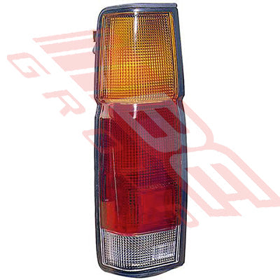 1642098-3 - REAR LAMP - L/H - BLACK TRIM - TO SUIT - NISSAN NAVARA D21 K/CAB 1986-92