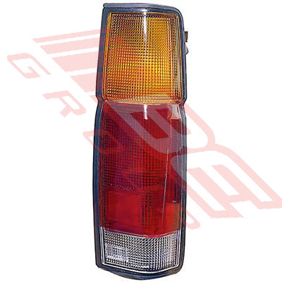 1642098-4 - REAR LAMP - R/H - BLACK TRIM - TO SUIT - NISSAN NAVARA D21 K/CAB 1986-92