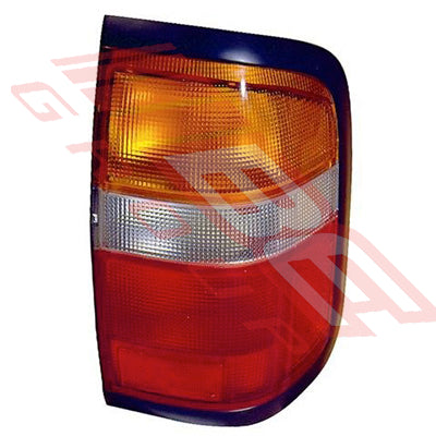 1645098-6 - REAR LAMP - R/H - AMBER/CLEAR/RED - TO SUIT - NISSAN PATHFINDER/TERRANO R50 95-