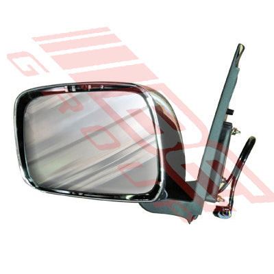 1645316-3 - DOOR MIRROR - L/H - ELECTRIC - CHROME - TO SUIT - NISSAN NAVARA D40 2005-07