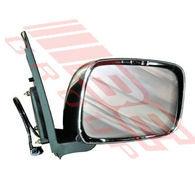 1645316-4 - DOOR MIRROR - R/H - ELECTRIC - CHROME - TO SUIT - NISSAN NAVARA D40 2005-07
