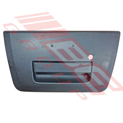 1645371-70 - TAILGATE HANDLE - W/KEY HOLE - BLACK - TO SUIT - NISSAN NAVARA D40 2005-07