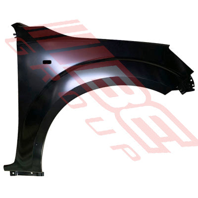 1645431-06 - FRONT GUARD - R/H - WITH SIDE LAMP HOLE - WIDE BODY - TO SUIT - NISSAN NAVARA D23 NP300 2014-