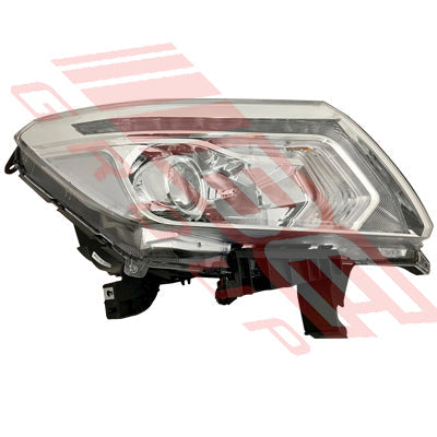 1645494-04 - HEADLAMP - R/H - WITH DAYTIME RUNNING LAMP - LED - TO SUIT - NISSAN NAVARA D23 NP300 2014-