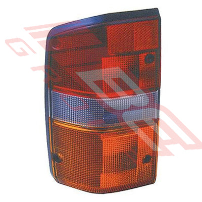 1646098-1 - REAR LAMP - L/H - RED/CLEAR/AMBER - TO SUIT - NISSAN PATROL Y60 1989-97