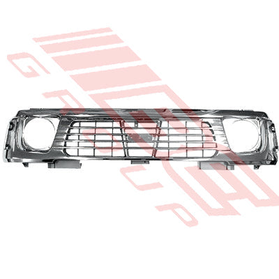 1646099-7 - GRILLE - ALL CHROME - TO SUIT - NISSAN PATROL Y60 1995-