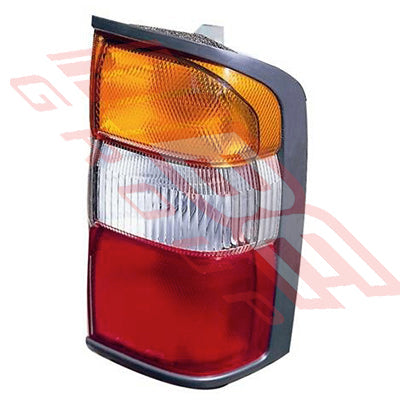 1647098-4 - REAR LAMP - R/H - AMBER/CLEAR/RED - TO SUIT - NISSAN PATROL Y61 1998-