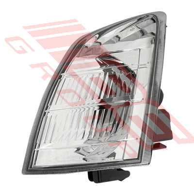 1647597-3 - CORNER LAMP - L/H - CLEAR LENS - ASSEMBLY TYPE - TO SUIT - NISSAN X-TRAIL - T30 - 2000-