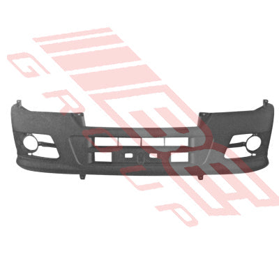 1683090-12 - FRONT BUMPER - W/FOG LAMP HOLE - TO SUIT - NISSAN HOMY E25 2007-