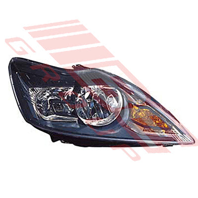 2536194-4G - HEADLAMP - R/H - ELECTRIC - BLACK - TO SUIT - FORD FOCUS 2008-