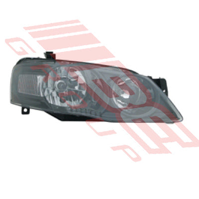 2569394-2G - HEADLAMP - R/H - BLACK - TO SUIT - FORD FALCON BF2 2007- ( NOT XR6/XR8 )