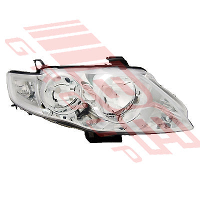 2569494-4G - HEADLAMP - R/H - CHROME - TO SUIT - FORD FALCON FG 2008-