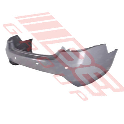 2569495-02 - REAR BUMPER - MAT/GREY - W/SENSOR HOLE - TO SUIT - FORD FALCON FG 2008- XT