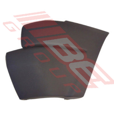 2587091-1 - FRONT BUMPER END - L/H - MAT/DARK GREY - TO SUIT - FORD COURIER 1999-