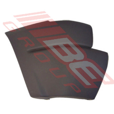 2587091-2 - FRONT BUMPER END - R/H - MAT/DARK GREY - TO SUIT - FORD COURIER 1999-