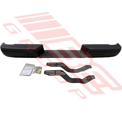 2587095-01 - REAR BUMPER - BLACK - TO SUIT - FORD COURIER/ MAZDA BOUNTY 1999-02