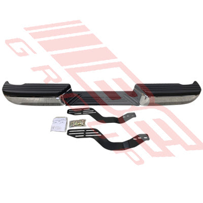 2587095-02 - REAR BUMPER - CHROME - TO SUIT - FORD COURIER/ MAZDA BOUNTY 1999-2005