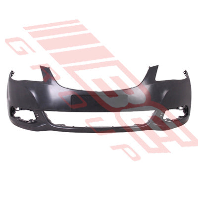 2818190-00 - FRONT BUMPER - MAT/BLACK - W/SENSOR HOLE - TO SUIT - HOLDEN COMMODORE VF 2013- EVOKE