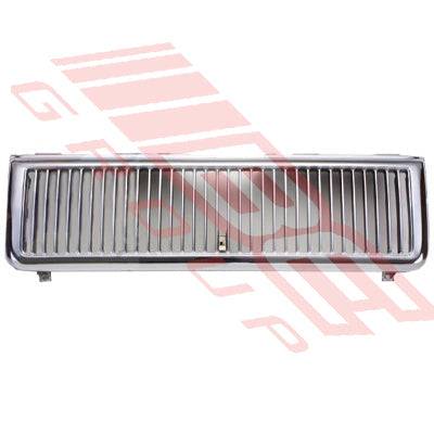 2871099-0 - GRILLE - CHROME/BLK - VERTICAL BARS - TO SUIT - HOLDEN JACKAROO 1992-