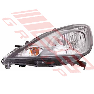 2900594-11 - HEADLAMP - L/H - ELECTRIC/MANUAL - CHROME - TO SUIT - HONDA FIT / JAZZ 2010- F/LIFT