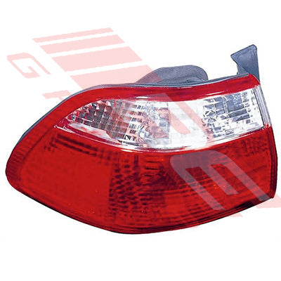 2925098-1G - REAR LAMP - L/H - OUTER - CLEAR/RED - TO SUIT - HONDA ACCORD CF 4DR 1999-
