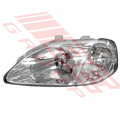 2941094-3 - HEADLAMP - L/H - TO SUIT - HONDA CIVIC - EK 3DR/4DR 1996-99