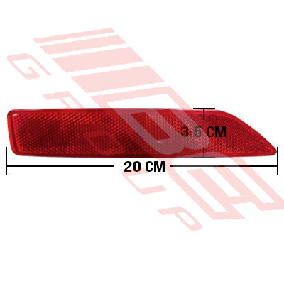 2971298-22 - REFLECTOR IN BUMPER - R/H - TO SUIT - HONDA CRV 2007-2009