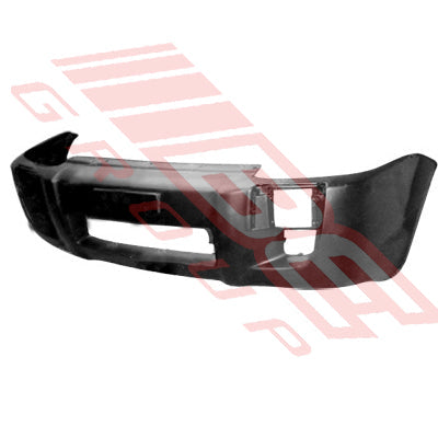 3020090-0 - FRONT BUMPER - MAT/BLACK - W/FOG LAMP HOLE - TO SUIT - HYUNDAI TUCSON 2005-