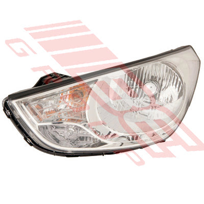 3020194-01 - HEADLAMP - L/H - ELECTRIC/MANUAL - CHROME - TO SUIT - HYUNDAI TUCSON 2010-