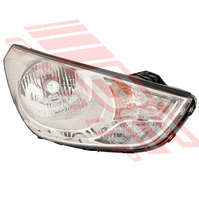 3020194-02 - HEADLAMP - R/H - ELECTRIC/MANUAL - CHROME - TO SUIT - HYUNDAI TUCSON 2010-